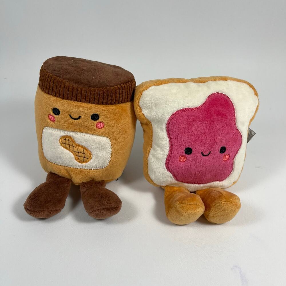 Hallmark Better Together Peanut Butter and Jelly Magnetic Plush Set